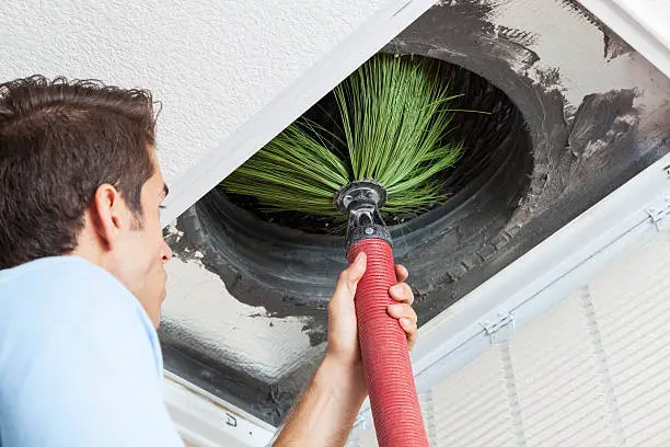 Professional air duct cleaning in Mansfield